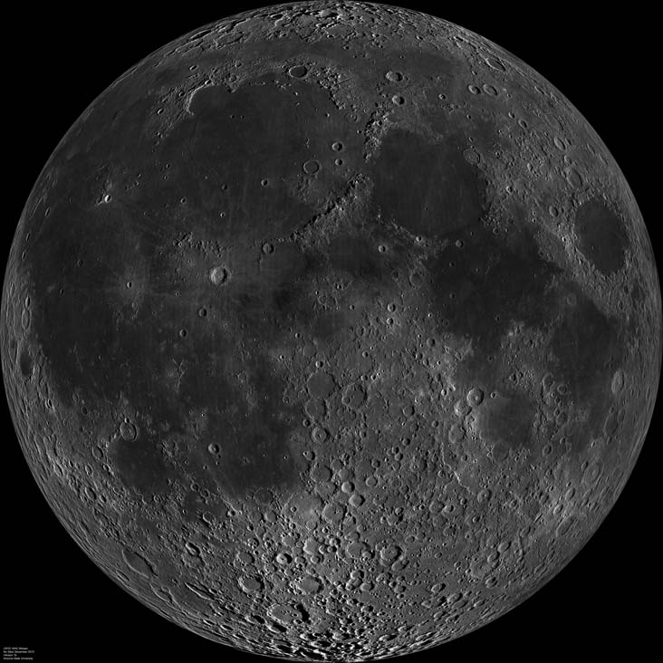 Fuldmåne. Foto: NASA