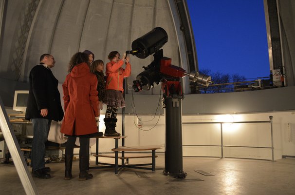 Forevisning på Ole Rømer Observatoriet