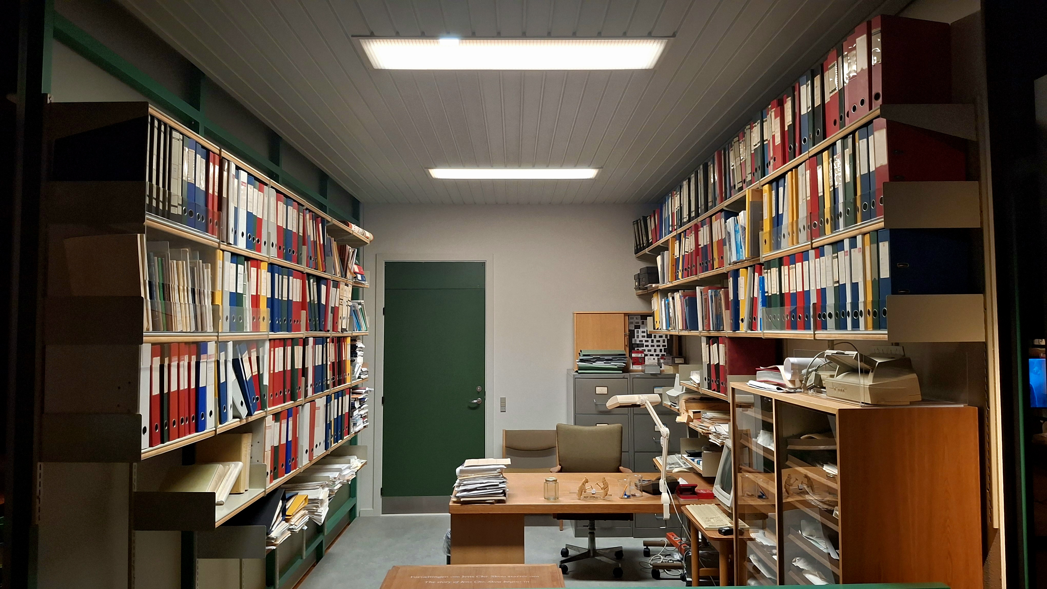 Jens Chr. Skous komplette arbejdskontor 